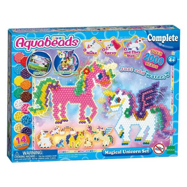 Aquabeads Magisk Enhörning Set - Pysselset med över 2000 pärlor