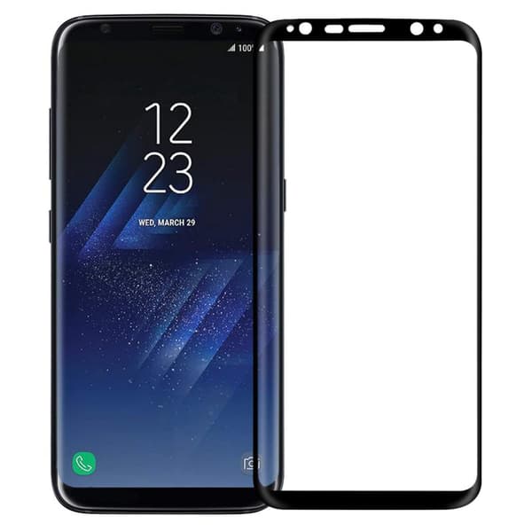 Samsung Galaxy S8 Härdat Glas (Svart)