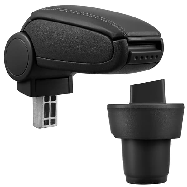[pro.tec]® Armlæn til Volkswagen Up! tre- og femdørs - kunstlæder - sort