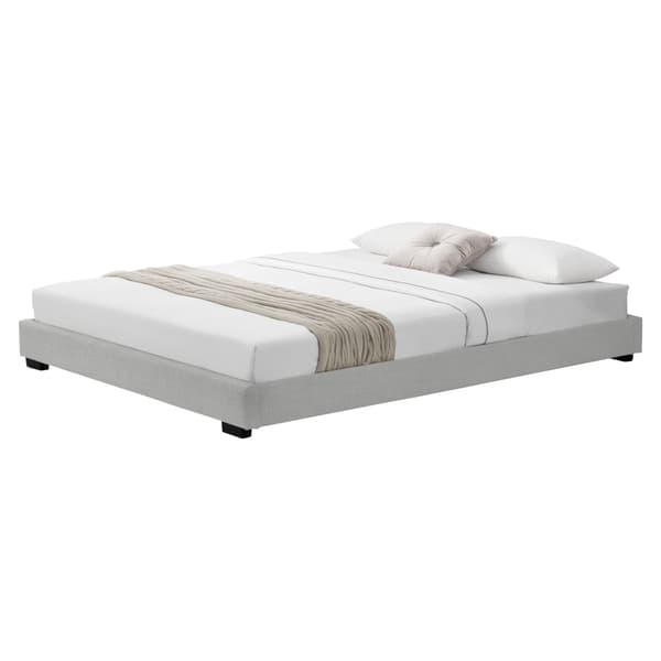 Corium® Klädd sängstomme Linnéa inkl. ribbotten-200x140cm-MDF-konstläder-vit