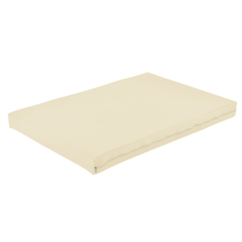 [neu.haus]® Dynöverdrag-120x80x10cm-vattenavvisande-tvättbar-med blixtlås-beige