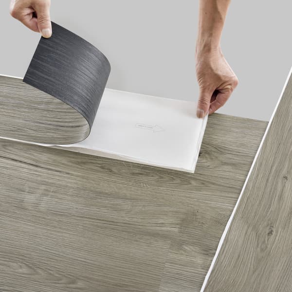 [neu.haus]® Vinylgulv - lægges med lim - selvklæbende - 28 st. = 3,92 qm - lys eg udseende (matt)