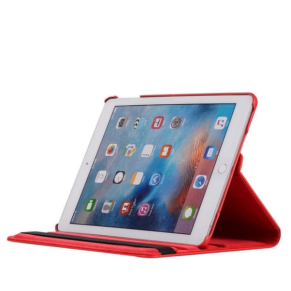 Fodral iPad 9,7" (2017/2018) Roterande 360° - Röd
