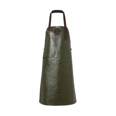 Förkläde Witloft Authentic Collection - Forest Green/Dark brown