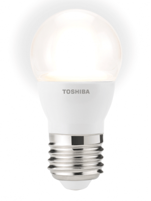 TOSHIBA Golfball E27 Klar 4W