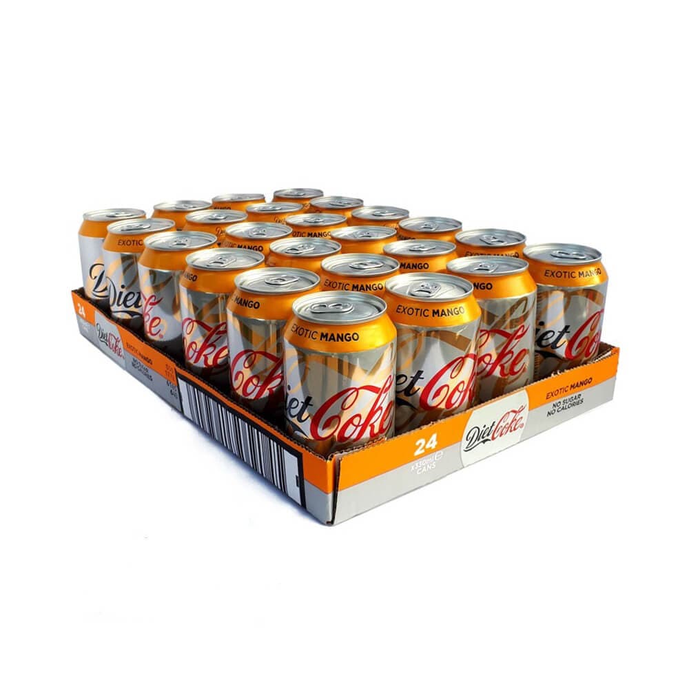 Coca Cola Diet Exotic Mango 330ml x 24st