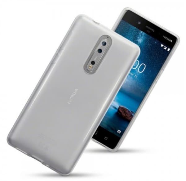 Mobilskal Nokia 8 Clear