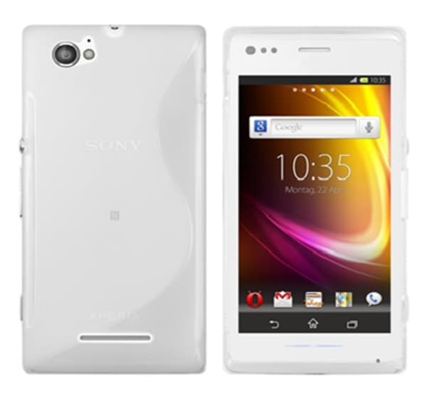 Back Cover Xperia M Style White