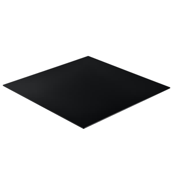 [neu.haus]® Bordskkiva av härdat glas-70x70cm-svart