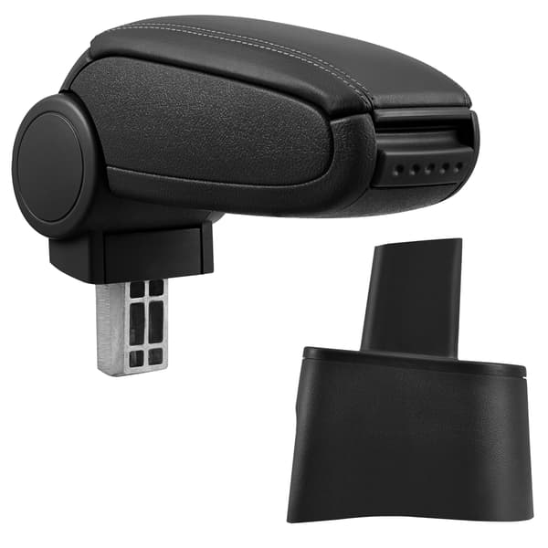 [pro.tec]® Armstöd till Seat Ibiza 6L med integrerat fack - konstläder - svart