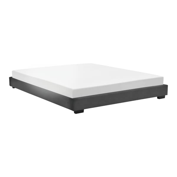 Corium® Klädd sängstomme Linnéa inkl. ribbotten-200x140cm-MDF-konstläder-svart