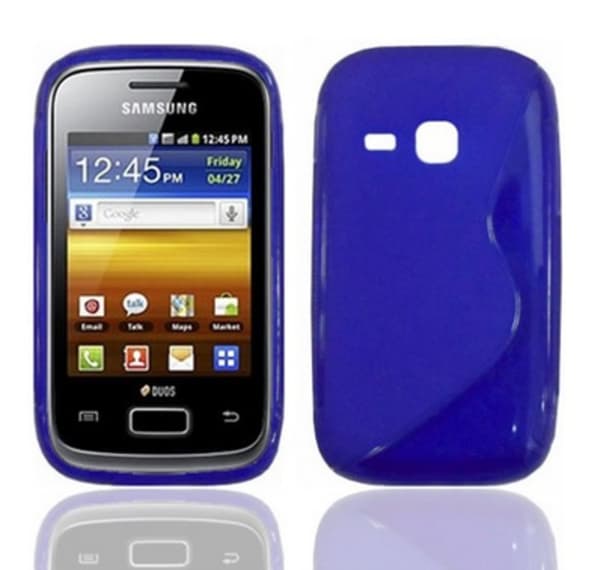 Back Cover S6310 Galaxy Young Style Blue