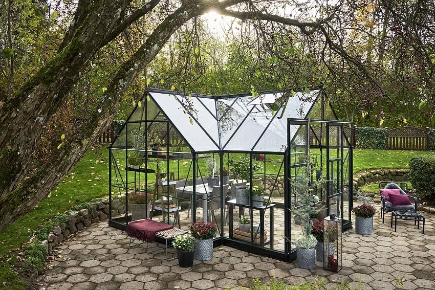 Halls Växthus Garden Room Grön