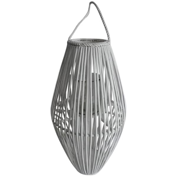 26 Oval 80 Lanterne i pil / glas