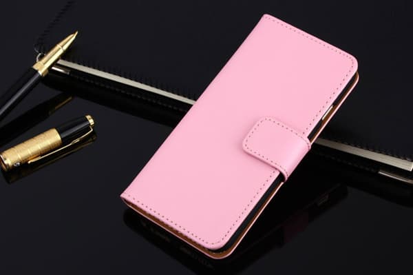 Plånboksfodral Äkta Skinn Samsung Note 8