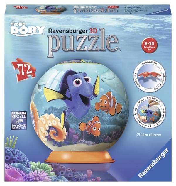 Ravensburger 3D Pussel - Disney Hitta Doris 72 bitar