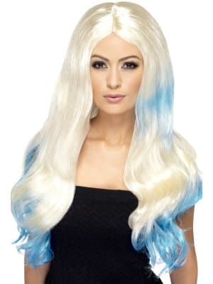 Blondi / Sininen Diva Peruukki