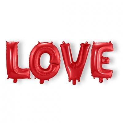 Folieballong Love