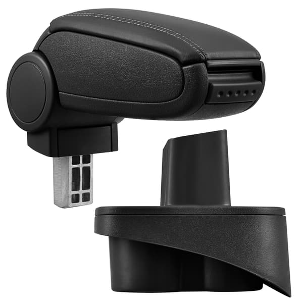 [pro.tec]® Armlæn til Mercedes A-klasse W168 (fra facelift version marts 2001-) - kunstlæder - sort