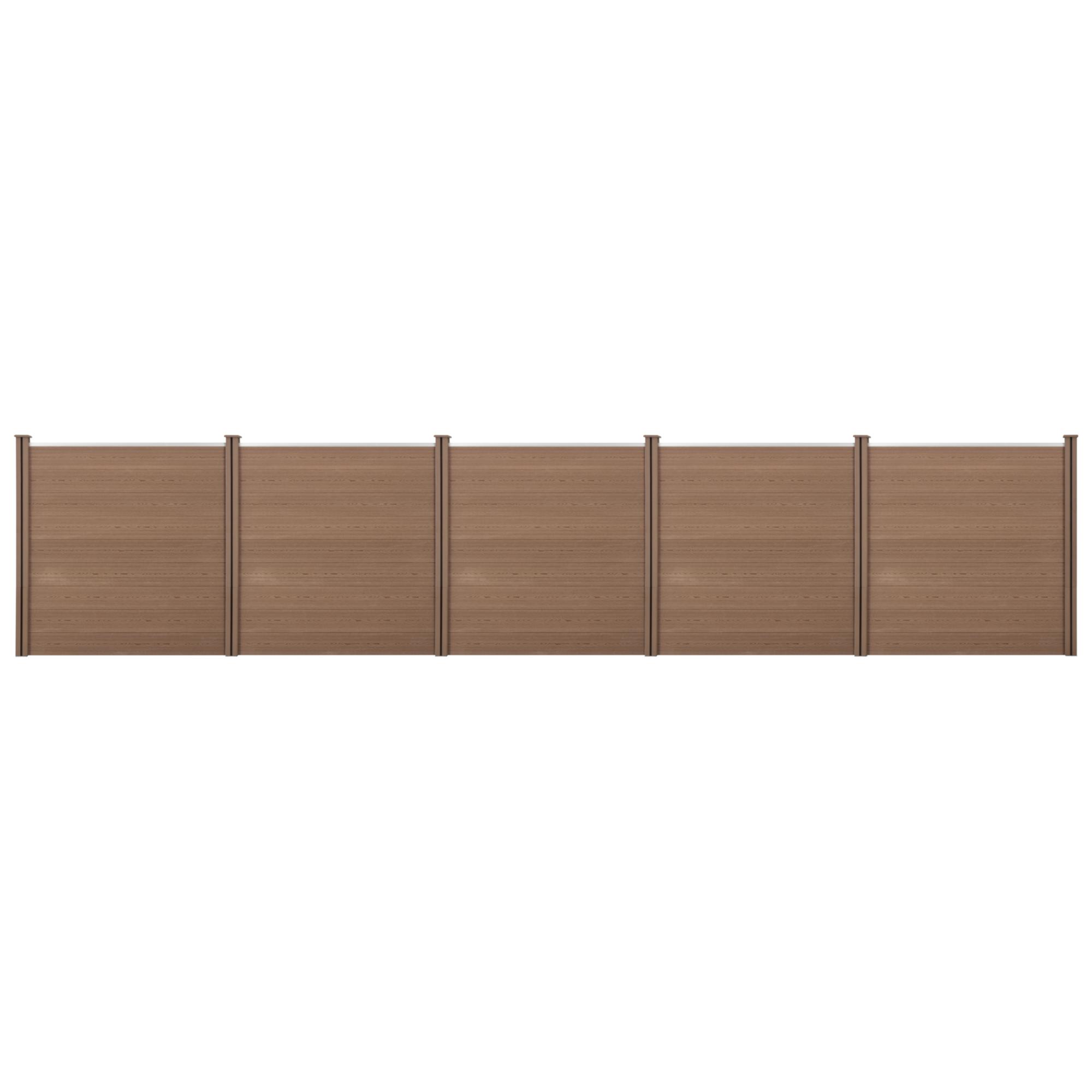 [neu.holz]® WPC Hegn - 183x879cm - brun