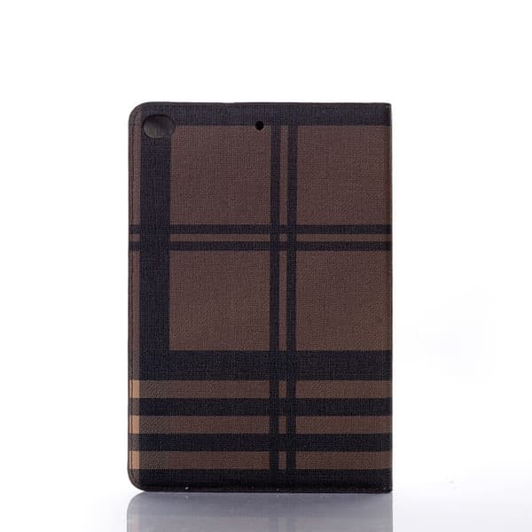 Plånboksfodral iPad Mini 5 (2019) - Rutmönster Brun