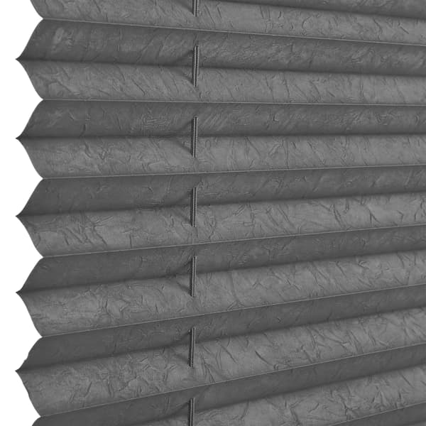 [neu.haus]® Plisségardin 75x125 cm - grå - solskydd utan borrning