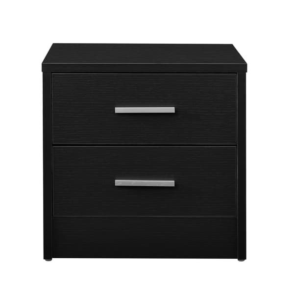 [en.casa]® Sängbord / Avlastningsbord Klovsta-37x38x34cm-svart