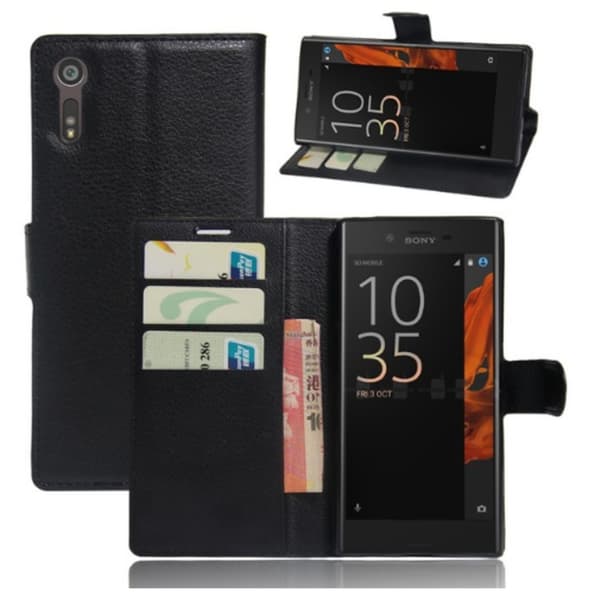 Mobilväska Sony Xperia XZ Light Blue w/Stand
