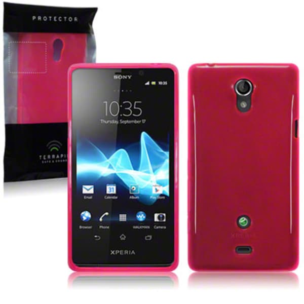 Back Cover Xperia T Hot Pink