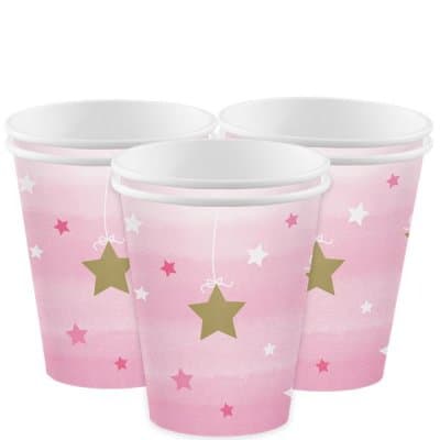 Pappmuggar Twinkle Twinkle - Rosa