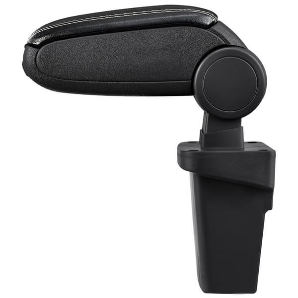 [pro.tec]® Armlæn til Ford Focus Generation 3 (2011-) - kunstlæder - sort med hvid søm
