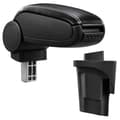 Miniatyrbillede 1 af 6: [pro.tec]® Armlæn til Seat Leon 1P (2005–2012) - kunstlæder - sort med hvid søm