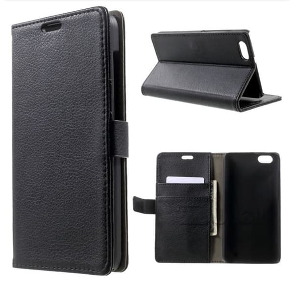 Mobilväska Huawei Honor 4X Black w/Stand