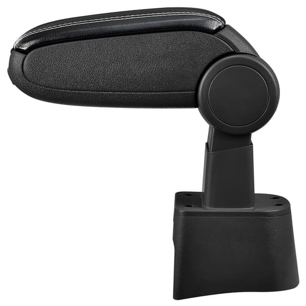 [pro.tec]® Armstöd till Seat Ibiza 6L med integrerat fack - konstläder - svart med vit söm