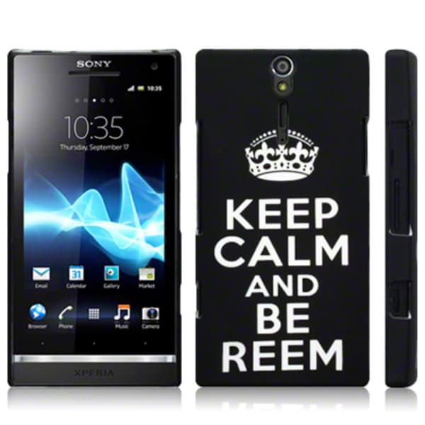 Hard Case Xperia S Keep Calm Black