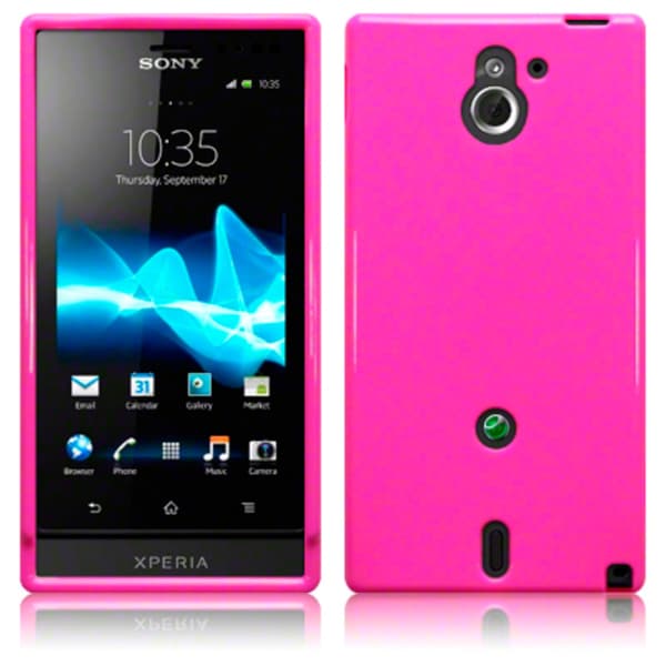 Back Cover Xperia Sola Solid Pink