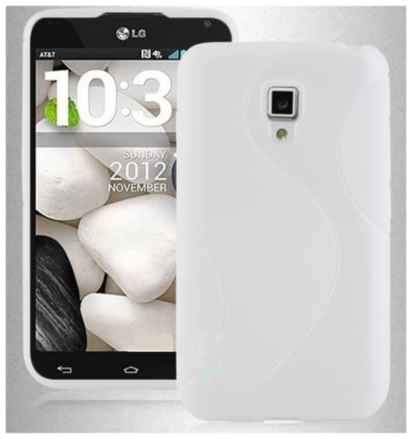 Back Cover Optimus L7 II Style White