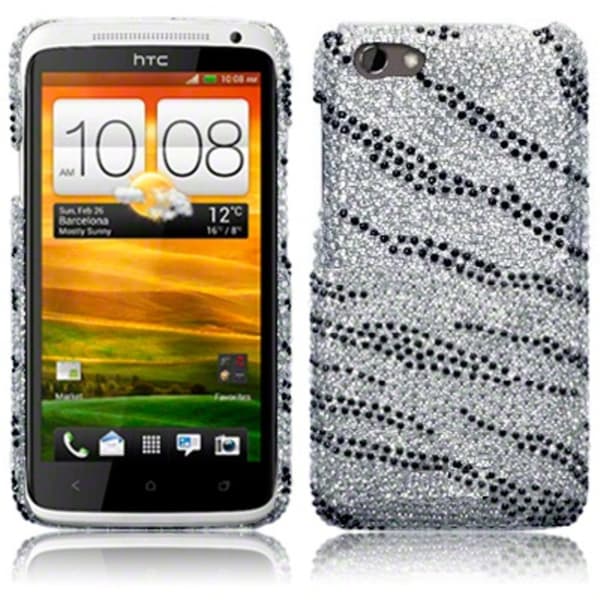Bakskal HTC One V Diamond Zebra