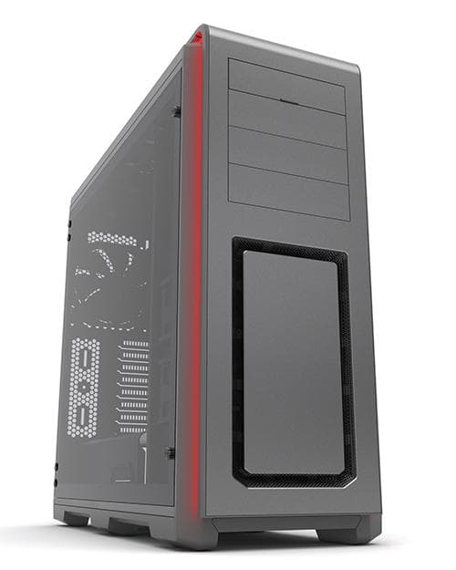 Phanteks Enthoo Luxe Full Tower Case, Tempered Glass Window, Anthracite Gray /Multi colors LED