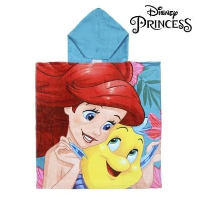 Badduksponcho med luva Little Mermaid Princesses Disney 74218