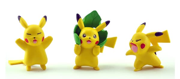 6 Pack Pokemon Pikachu Figurer