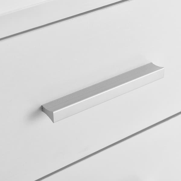 [en.casa]® Sängbord / Avlastningsbord Klovsta-37x38x34cm-vit