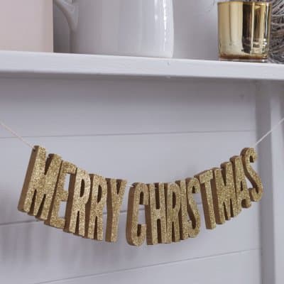 Girlang – Merry Christmas – Roséguld
