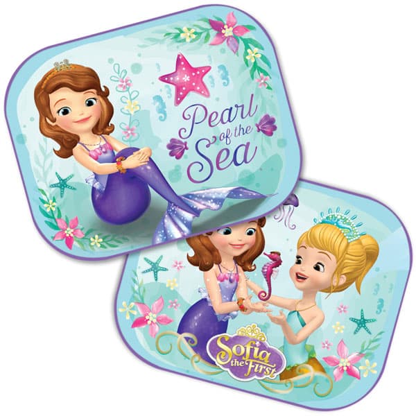 Disney Sofia Den Första - Solskydd för Bil 2-Pack
