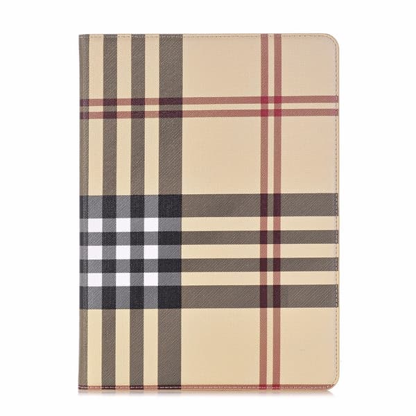 Plånboksfodral iPad Air 10.5" (2019) / iPad Air 3 - Rutmönster Beige
