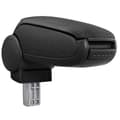 Miniatyrbild 3 av 6: [pro.tec]® Armstöd till Seat Ibiza 6J med integrerat fack - textil - svart