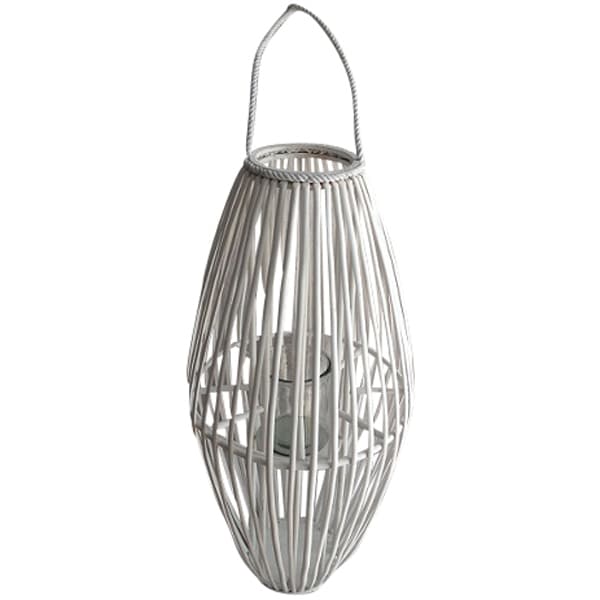 24 Oval 60 Lanterne i pil / glas