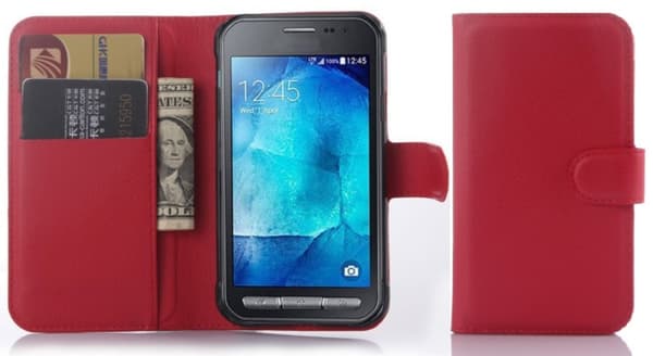 Mobilväska Galaxy Xcover 3 Red w/Stand