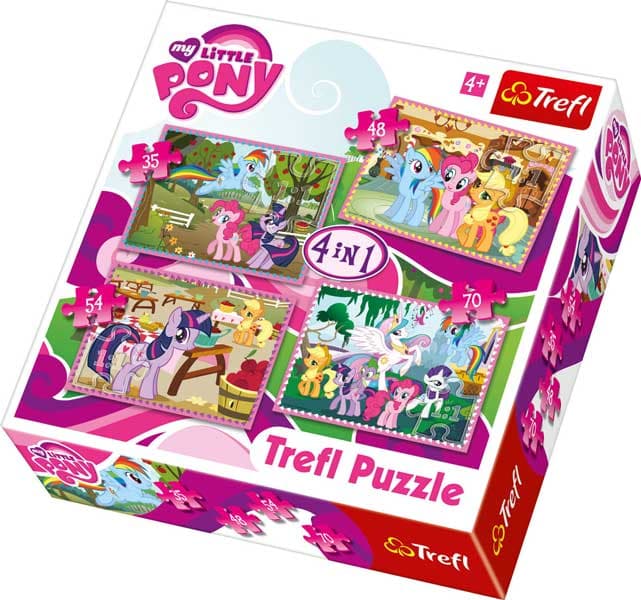 Trefl 4in1 Pussel - My Little Pony