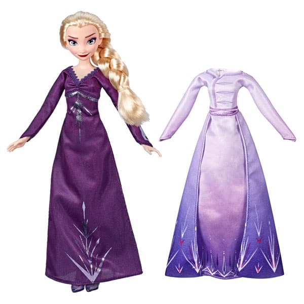 Disney Frozen 2 - Docka - Elsa med 2 klänningar